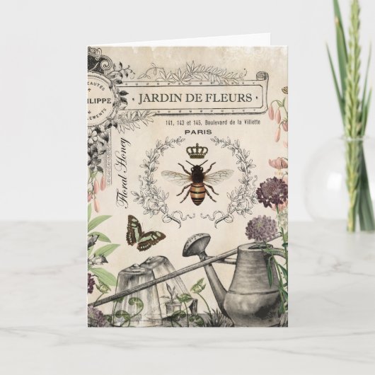 FRENCH BEE GARDEN KARTE (Vorderseite)
