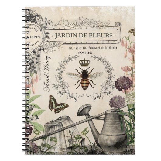FRENCH BEE GARDEN NOTIZBLOCK (Vorderseite)