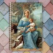 French Blue Madonna Notebook Notizblock
