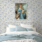 French Blue Madonna Poster