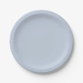 French Blue Paper Plates Pappteller (Vorderseite)
