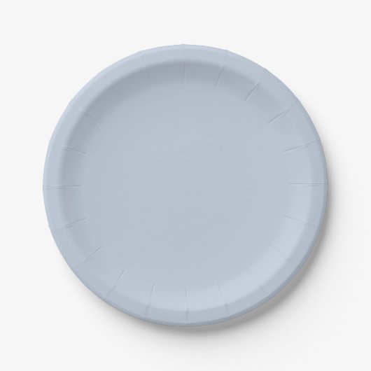 French Blue Paper Plates Pappteller (Vorderseite)
