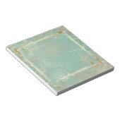 French Blue Toile Elegante Notepad Scratch Pad Notizblock (angewinkelt)