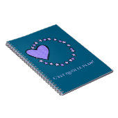 French Blue und Lavender Journaling Notizblock (Rechte Seite)