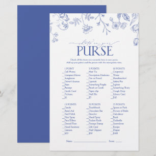 French Blue & White Viktorianisch Brautparty Game