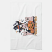 French Boo Dog Cute Frenchie Halloween Ghost Dog T Geschirrtuch (Vertikal)