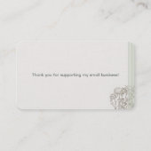 French Botanical Calling Cards Visitenkarte (Rückseite)