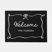 French Bow | Whimsical Welcome Fußmatte (Vorderseite)