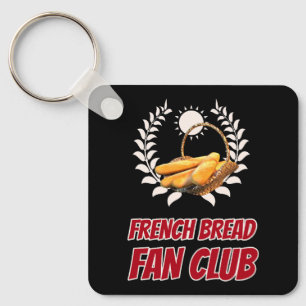 French Bread Fan Club Design Schlüsselanhänger