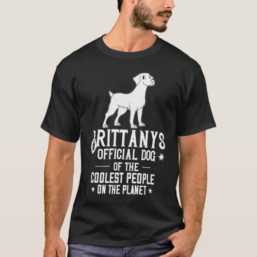 French Brittany Spaniel Puppies Owner Lover T-Shirt (Vorderseite)