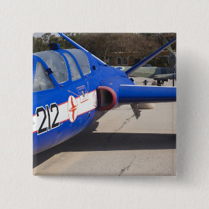 French Built Fouga Magister trainer Button