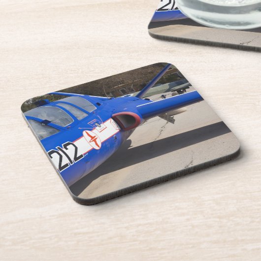 French Built Fouga Magister trainer Getränkeuntersetzer (Linke Seite)