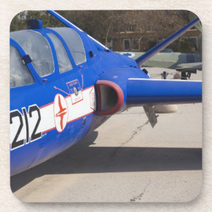 French Built Fouga Magister trainer Getränkeuntersetzer