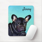 French Bull Dog Mouse Pad Custom Mousepad (Mit Mouse)