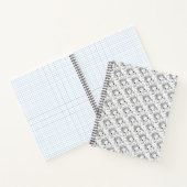 FRENCH BULLDOG 8.5x11" Spiral Lined Notebook Notizblock (Innenseite)
