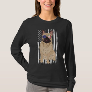 French Bulldog American Flag Patriot Bulldog 4O T-Shirt