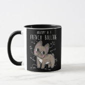 French Bulldog Anatomie Niedlich Funny Pet Frenchi Tasse (Links)