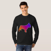 French Bulldog Ar Low Poly Design T-Shirt (Vorne ganz)