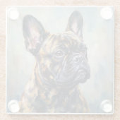 French Bulldog Art Coasters Glasuntersetzer (Rückseite)