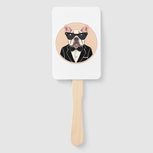 French Bulldog Art Fächer (Vorderseite)