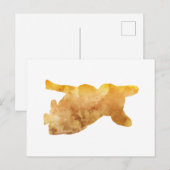 French Bulldog Art - Französischer Hund Postkarte (Vorne/Hinten)