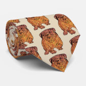 French Bulldog Art Krawatte (Gerollt)