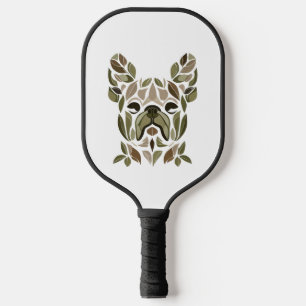 French Bulldog Art Pickleball Schläger