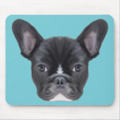 French Bulldog Art Portrait Mousepad (Vorne)