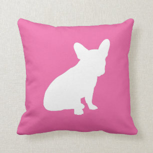 French Bulldog Baby Dusche Frenchie Pink Kissen