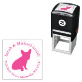 French Bulldog Baby Dusche Frenchie Pink Permastempel (Beispiel)