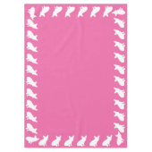 French Bulldog Baby Dusche Frenchie Pink Tischdecke (Vorderseite)