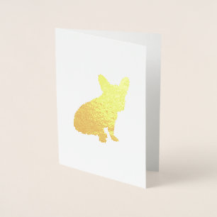 French Bulldog Baby Dusche Frenchy Frenchie Blue Folienkarte