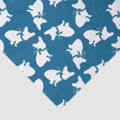 French Bulldog Baby Dusche Frenchy Frenchie Blue Seidenpapier (Detail)