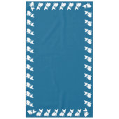 French Bulldog Baby Dusche Frenchy Frenchie Blue Tischdecke (Vorderseite)