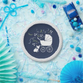 French Bulldog Baby Dusche Teller Design 2 (Party)