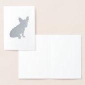 French Bulldog Baby Shower Frenchy Frenchie Folienkarte (Anzeige)