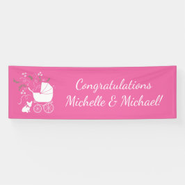 French Bulldog Baby Showroom Frenchy Frenchie Pink Banner