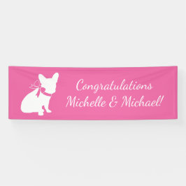 French Bulldog Baby Showroom Frenchy Frenchie Pink Banner