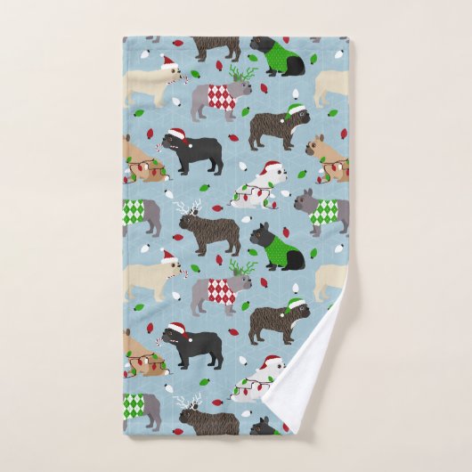 French Bulldog-Badetuch-Set Badhandtuch Set (Handtuch)