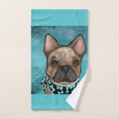 FRENCH BULLDOG BADHANDTUCH SET (Handtuch)