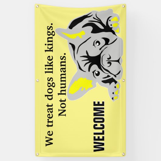 French Bulldog Banner (Vertikal)