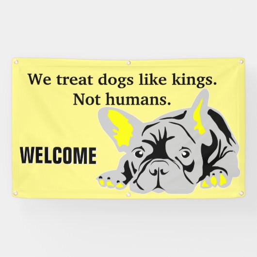 French Bulldog Banner (Horizontal)