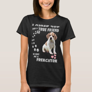 French Bulldog Beagle Mix Dog Mama Vater Kostüm Ni T-Shirt