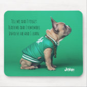 French Bulldog Best Quotient Personalized Name Mousepad (Vorne)