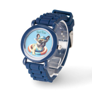 French Bulldog Best Time französische Bulldogge T Armbanduhr