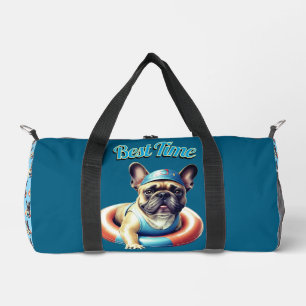 French Bulldog Best Time französische Bulldogge  T Duffle Bag