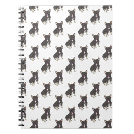 French Bulldog (Black & Tan Tricolor) Notebook Notizblock
