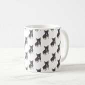 French Bulldog (Black & Tan Tricolor) Tasse (VorderseiteRechts)