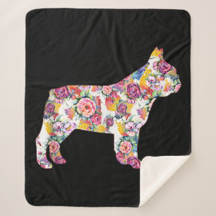 French Bulldog Blume Pattern Frenchie Bulldogs Sherpadecke
