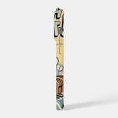 French Bulldog Breakfast Cartoon Art iPhone Hülle (Linke Seite)